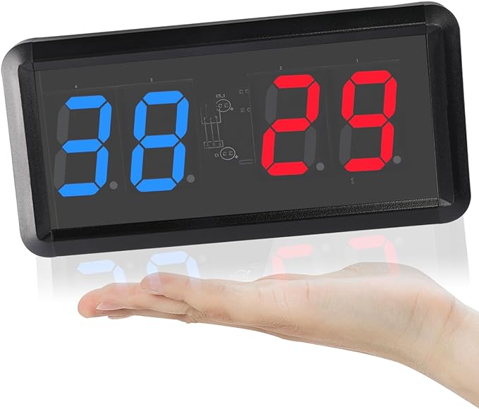smaheat multifunctional fitness timer tabata/fgb/eom interval timer garage exercise gym boxing school kitchen