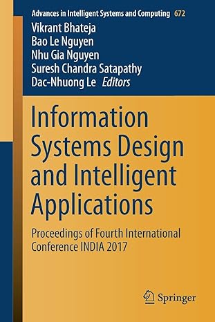 information systems design and intelligent applications proceedings of fourth international conference india