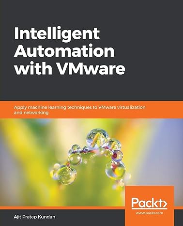 intelligent automation with vmware apply machine learning techniques to vmware virtualization and networking