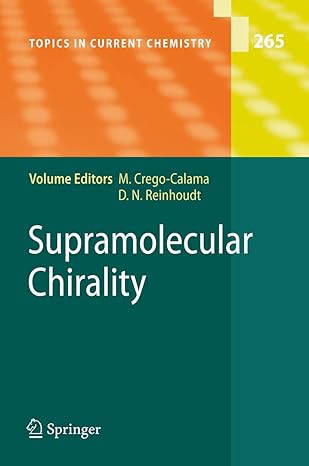 supramolecular chirality 1st edition mercedes crego calama ,david n reinhoudt 3642068782, 978-3642068782