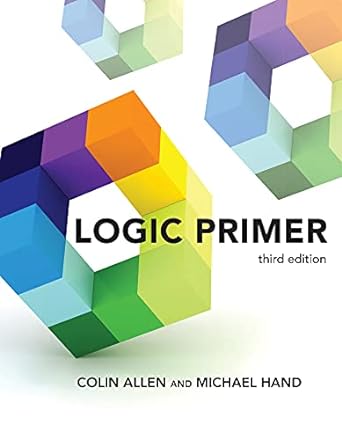 logic primer 3rd edition colin allen ,michael hand 0262543648, 978-0262543644