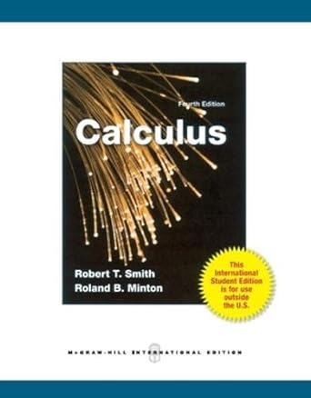 calculus 4th edition robert t smith 0071325379, 978-0071325370