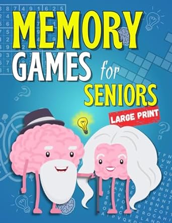 memory games for seniors large print 1st edition mind coaches labs 979-8859223725