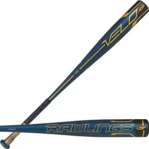 rawlings velo baseball bat bbcor 3 drop 1 pc alloy composite end cap  rawlings b08kb17jnb