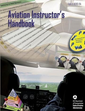 aviation instructors handbook 1st edition u s department of transportation federal aviation administration