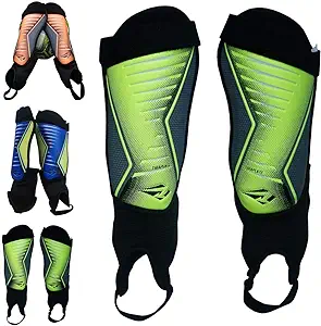 football soccer shin guard with ankle protection exceptional flexible soft light weight for adult junior