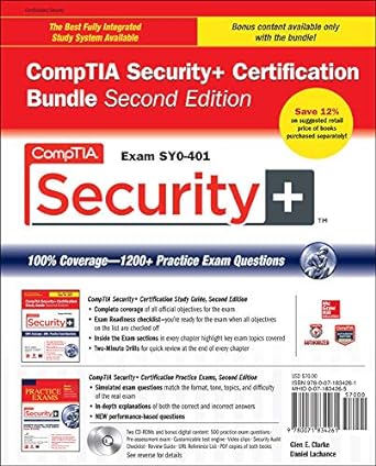 comptia security+ certification bundle 2nd edition glen clarke ,daniel lachance 0071834265, 978-0071834261