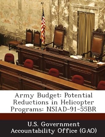 army budget potential reductions in helicopter programs nsiad 91 55br 1st edition u s government