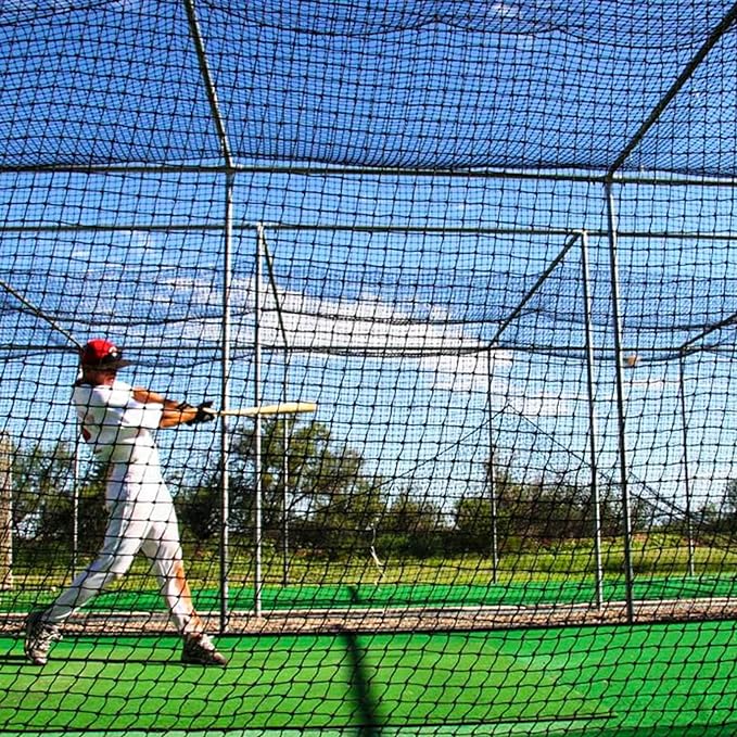 baseball batting cage nets professional fully enclosed #36/#42/#62 grade heavy duty hdpp netting baseball and