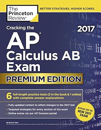 cracking the ap calculus ab exam premium 2017 2017th edition princeton review ,david kahn 1101919841,