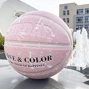 edossa basketball women basketball pu leather size 7 tranning basketball pink basketball gift for girl