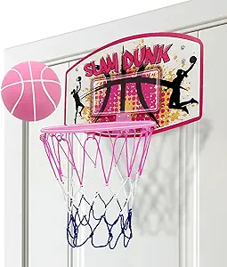 bundaloo over the door basketball game mini hoop shooting activity for kids  ‎bundaloo b094ds4ljm