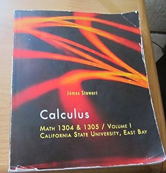 calculus math 1304 and 1305 volume i 8th edition jamos stowart 1305752120, 978-1305752122