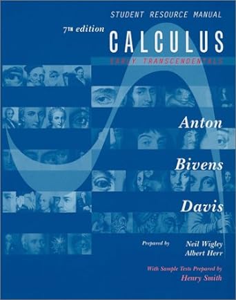 calculus transcendentes 7th edition howard anton ,irl bivens ,stephen davis 0471441724, 978-0471441724