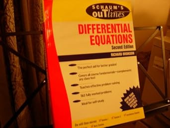 schaums outline of differential equations 2nd edition richard bronson 0070080194, 978-0070080195
