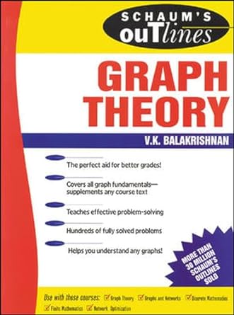 schaums outlines graph theory 1st edition v balakrishnan 0070054894, 978-0070054899