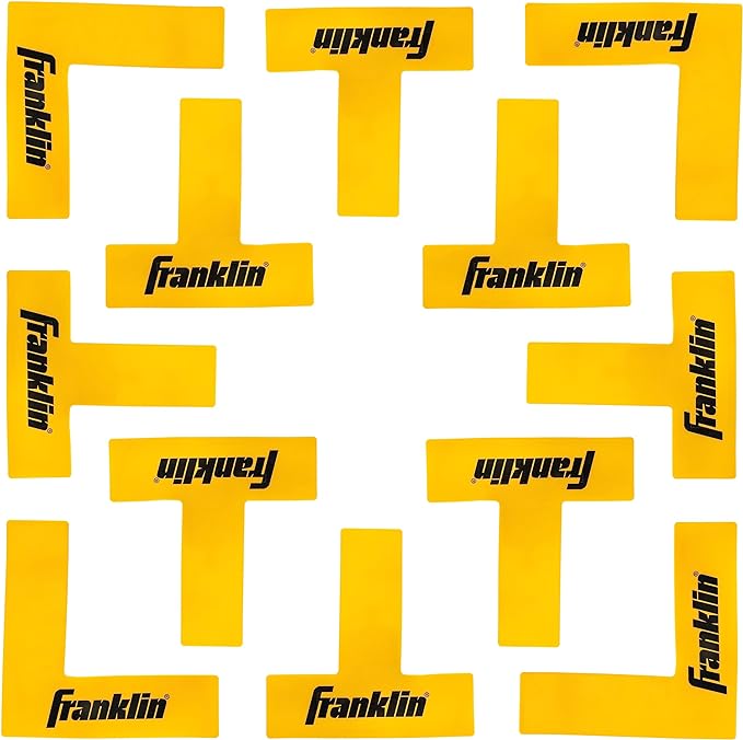 franklin sports pickleball court marker kit lines marking set with tape measure official size court throw