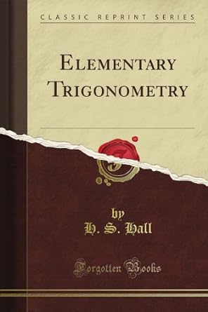 elementary trigonometry 1st edition henry r voth b008ln3zdm