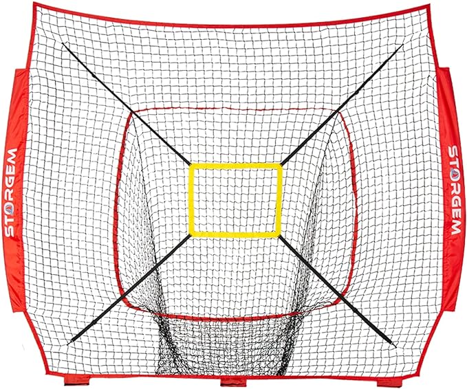 storgem replacement net for baseball net 7 strand knotless polyester net fits the 7x7ft size baseball bow
