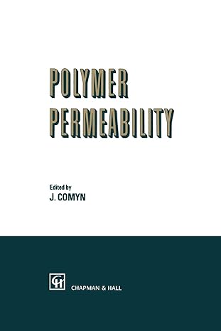polymer permeability 1st edition j comyn 9401086508, 978-9401086509