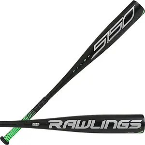 rawlings 5150 youth baseball bat usssa 10 drop 1 pc aluminum 2 3/4 barrel  rawlings b08kb4285c