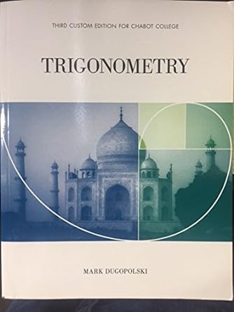 trigonometry 3rd edition dugopolski 1269905368, 978-1269905367