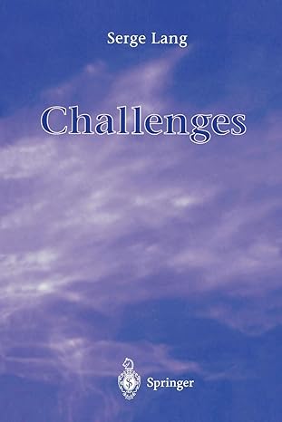 challenges 1st edition serge lang 0387948619, 978-0387948614