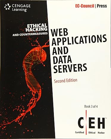 ethical hacking and countermeasures web applications and data servers 2nd edition ec council 1305883454,