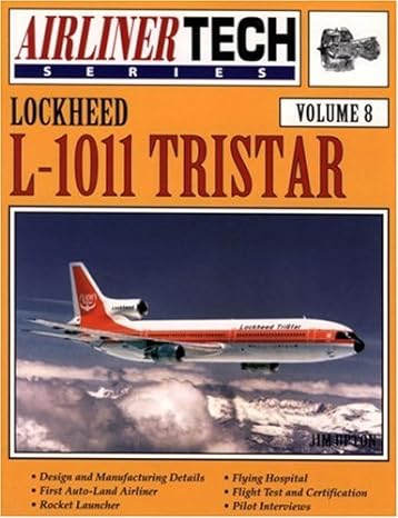 lockheed l 1011 tristar airliner tech vol 8 1st edition jim upton 158007037x, 978-1580070379