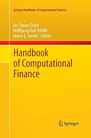 handbook of computational finance 1st edition jin chuan duan, wolfgang karl hardle, james e. gentle
