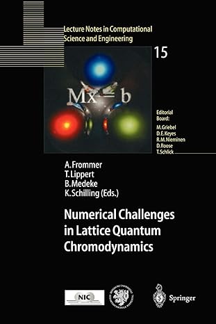 numerical challenges in lattice quantum chromodynamics joint interdisciplinary workshop of john von neumann