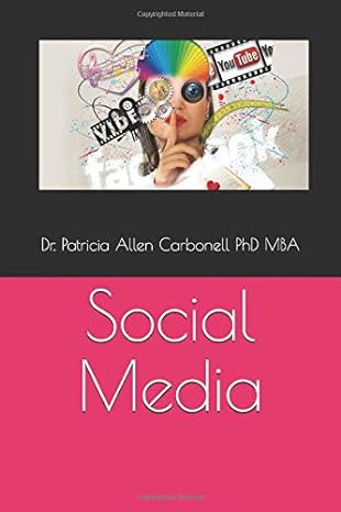 social media marketing and sales revolution 1st edition dr. patricia allen carbonell phdmba ,dr. alberto