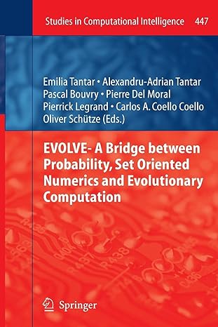 evolve a bridge between probability set oriented numerics and evolutionary computation 2013 edition emilia