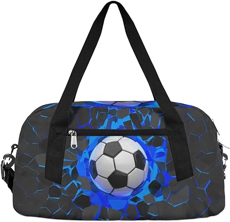 omfuns sport football ball kids overnight duffel bags for boys girls soccer sport sport gym bag duffel bag