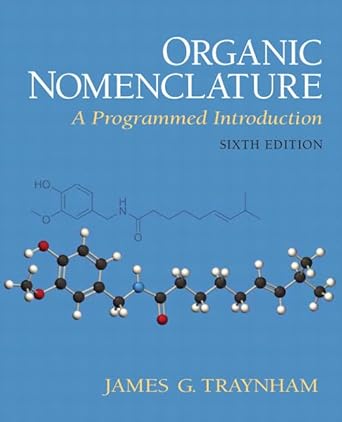 organic nomenclature a programmed introduction 6th edition james g traynham 0130178683, 978-0130178688