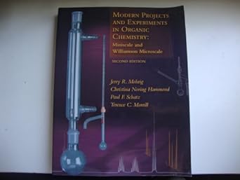 modern projects and experiments in organic chemistry 2nd edition jerry r mohrig ,christina noring hammond