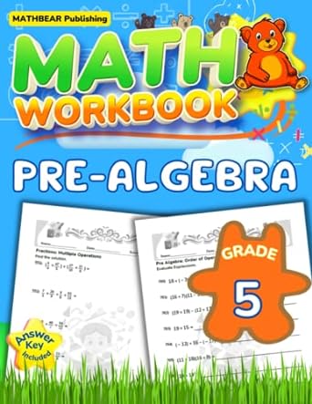 maths workbook grade 5 1st edition mathbear publishing 979-8355703318