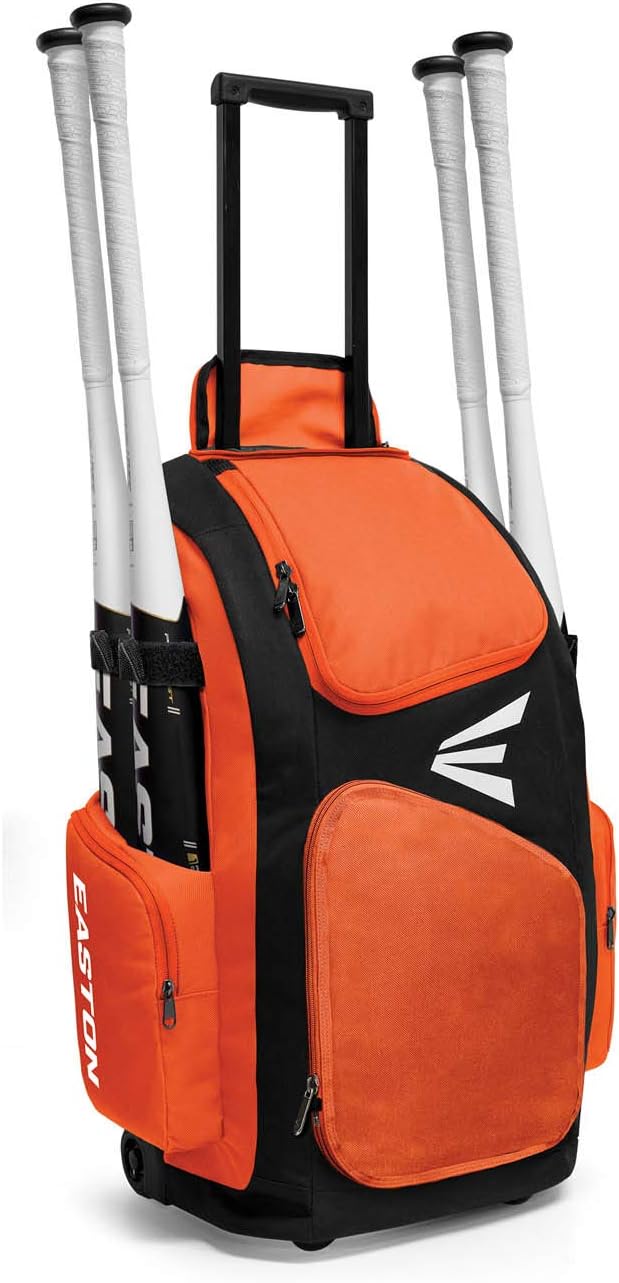 easton traveler stand up wheeled equipment bag baseball and softball multiple colors  ?easton b07fmn8w34