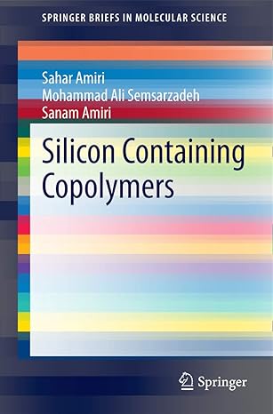 silicon containing copolymers 2014th edition sahar amiri ,mohammad ali semsarzadeh ,sanam amiri 3319092243,