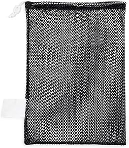 champion sports mesh sports equipment bags 12x18 inches multipurpose nylon drawstring bag with lock and id