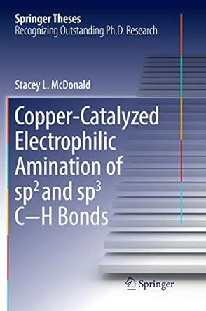 copper catalyzed electrophilic amination of sp2 and sp3 c h bonds 1st edition stacey l mcdonald 3319817671,