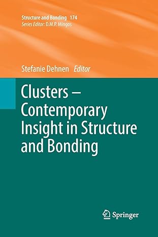 clusters contemporary insight in structure and bonding 1st edition stefanie dehnen 3319848682, 978-3319848686