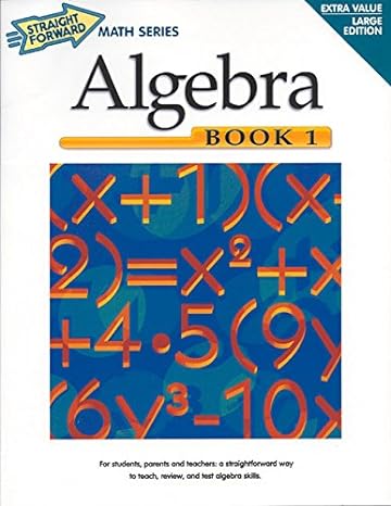 algebra book 1 1st edition stephen b. jahnke 1930820046, 978-1930820043