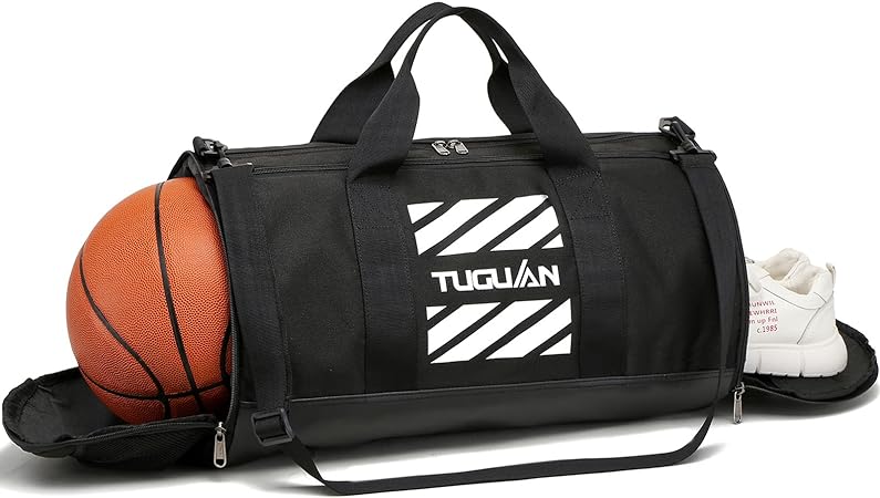 tuguan gym bag for men women with wet pocket and shoe compartment travel duffle bag man sport basketball