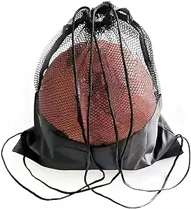 heng happy small drawstring ball bag mesh foldable sport equipment bag soccer gym bag for basketball