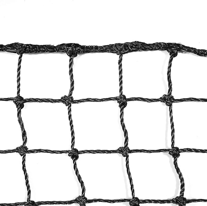 aoneky polyethylene twisted knotted baseball backstop nets 10x10ft / 10x15ft / 10x20ft / 10x30ft / 10x40ft 