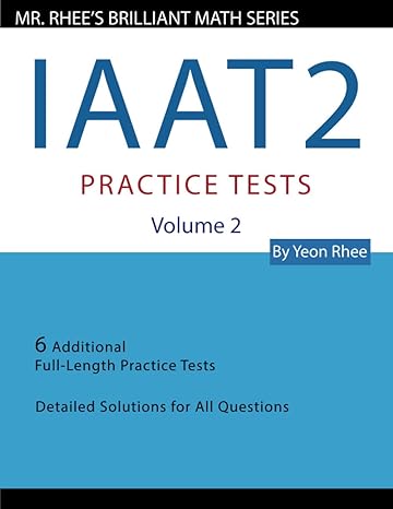 iaat  2 practice tests volume 2 1st edition yeon rhee 1541393392, 978-1541393394