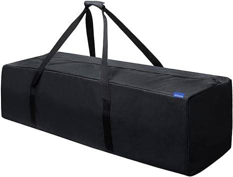 infanzia 45 inch zipper duffel travel sports equipment bag water resistant oversize black  infanzia b07f2zykps