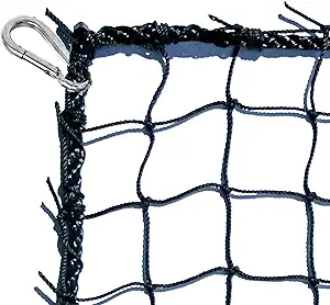 jfn #18 twisted knotted nylon baseball backstop net  just for nets b074fgs51p