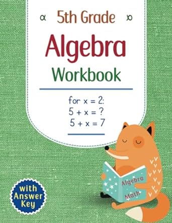 5th grade algebra workbook 1st edition wisconsin oliver madi 979-8355369569
